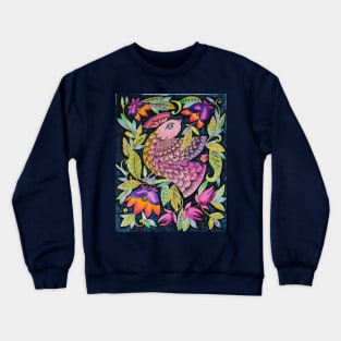 Rejoice  Watercolor Illustration Crewneck Sweatshirt